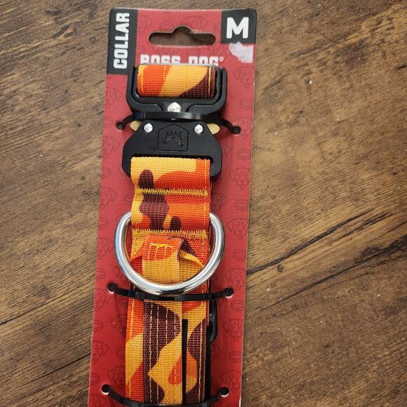 Boss Dog Other - Boss Dog Collar M 1.5" wide 15"-18" Orange Camo New